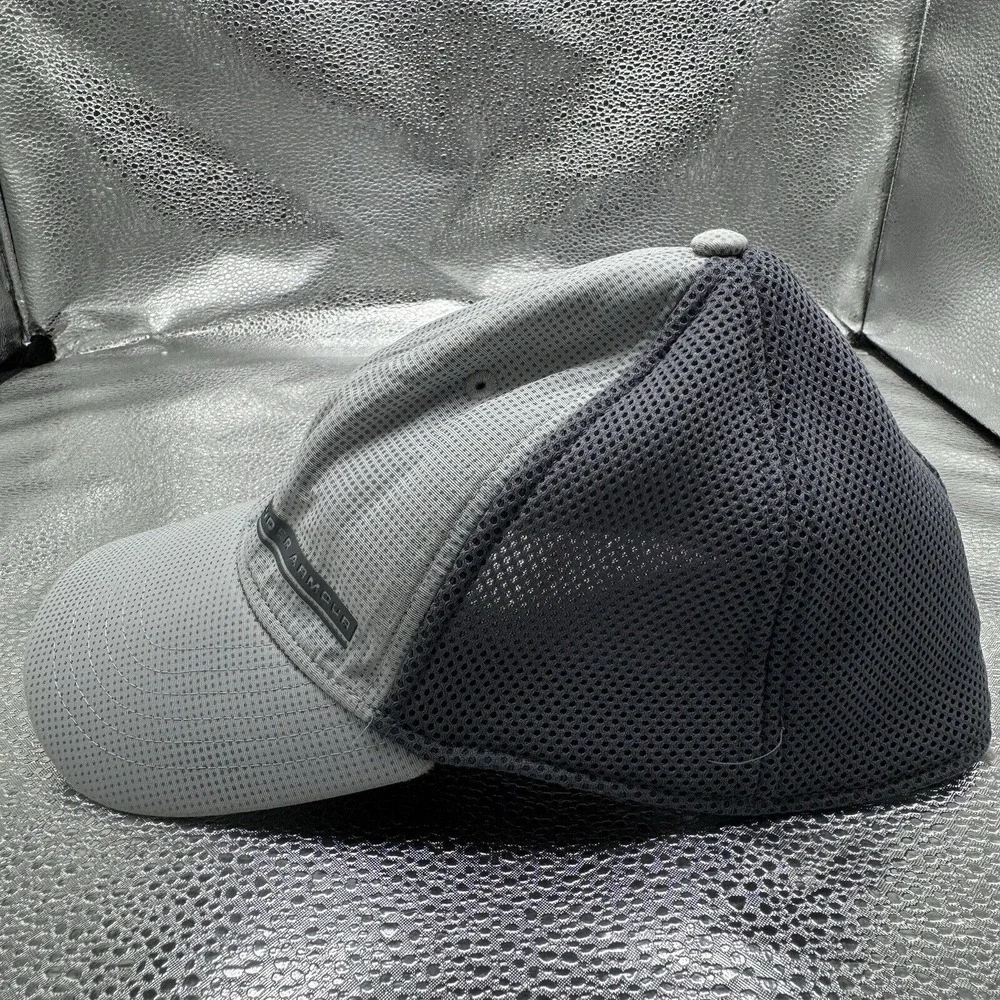 Under Armour Train‎ Spacer Mesh Cap Gray Athletic Hat Men's Size L/XL Polyester